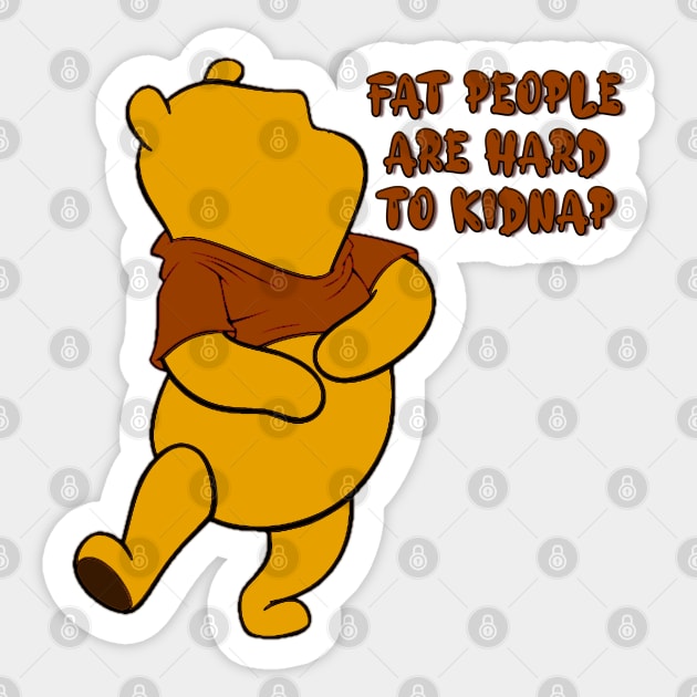 Vintage funny Bear Sticker by PyGeek